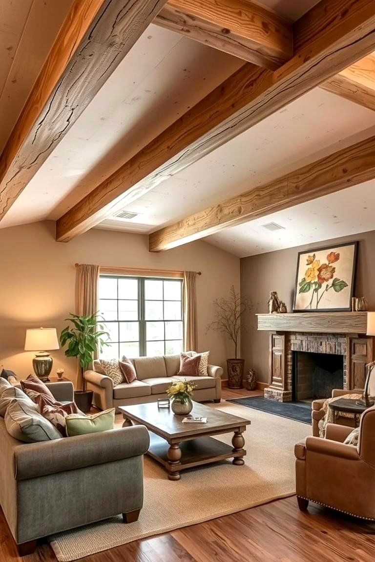 Plywood Exposed Beam Ceiling - 24 Plywood Ceiling Ideas
