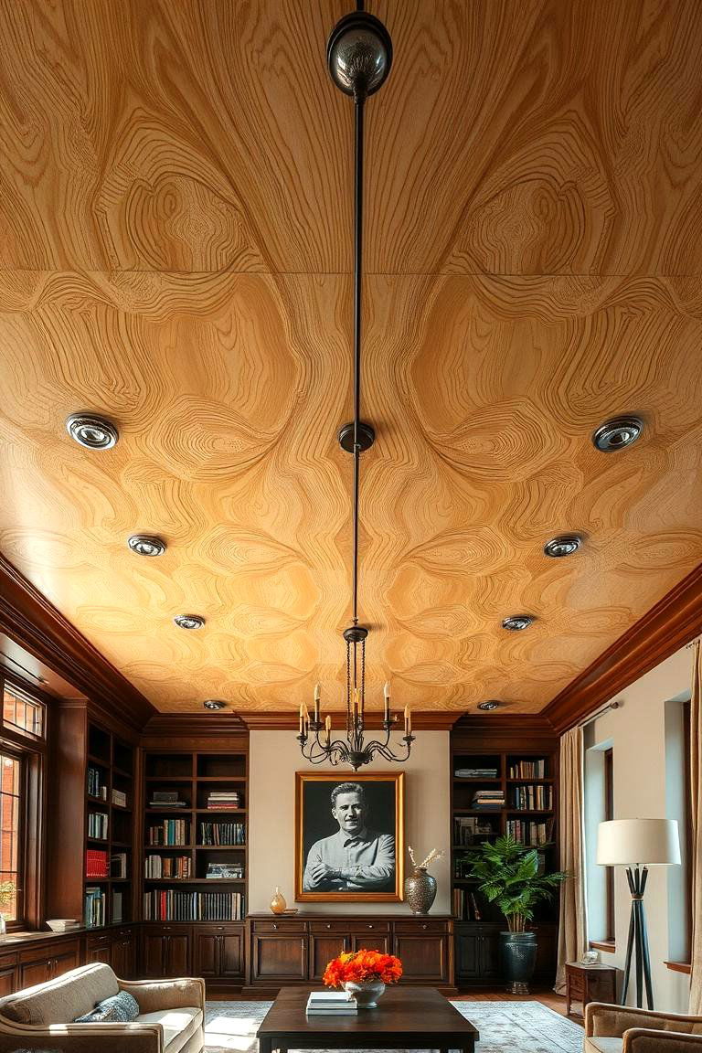 Plywood Inlay Ceiling - 24 Plywood Ceiling Ideas