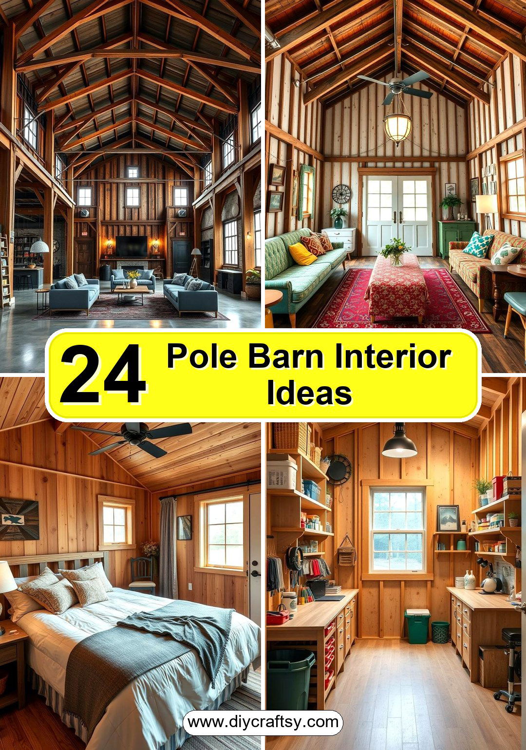 Pole Barn Interior Ideas
