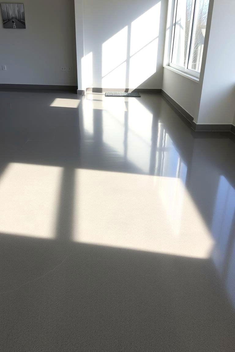 Polished Concrete Elegance - 24 Concrete Floor Ideas