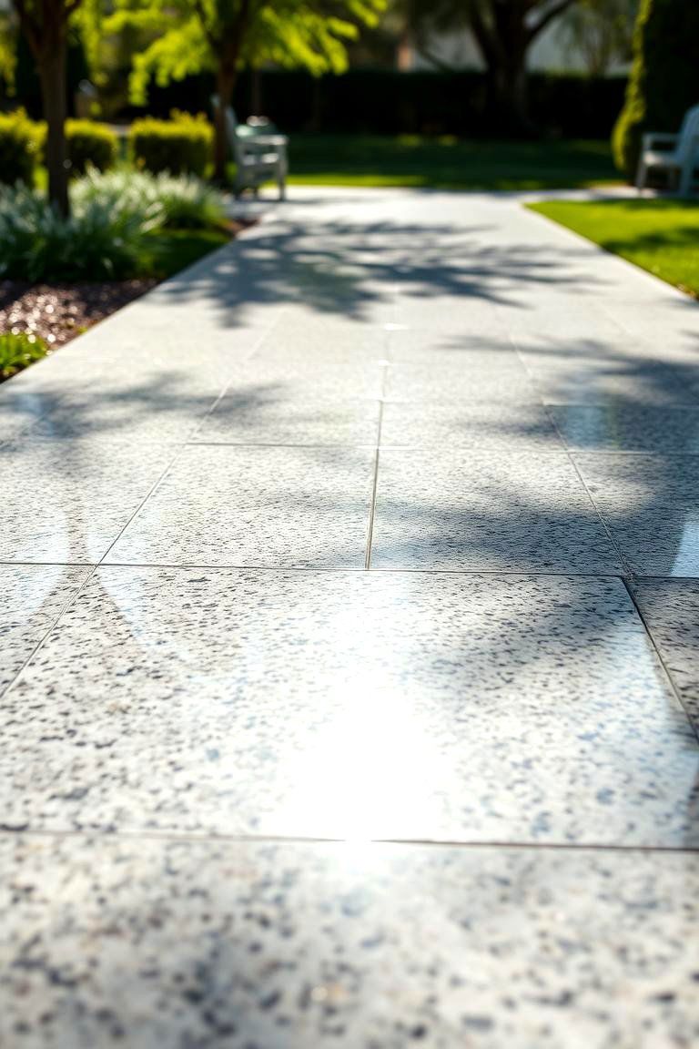 Polished Granite Elegance - 24 Granite Walkway Ideas