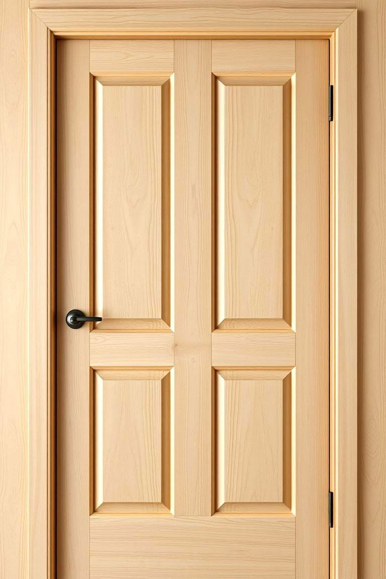 Polished Pine Perfection - 24 Stained Front Door Ideas