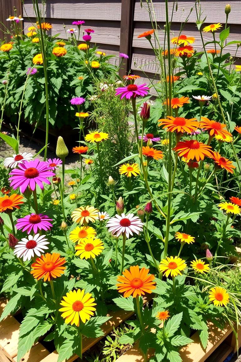 Pollinator Paradise - 24 Vertical Pallet Garden Ideas