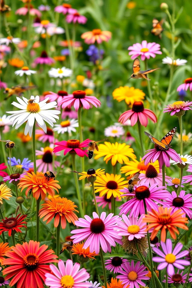 Pollinator Paradise Garden - 24 Wildflower Garden Ideas