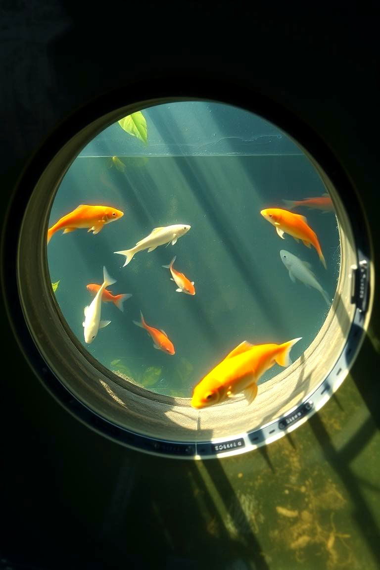 Pond with Fish and a Viewing Window - 24 Fish Pond Ideas