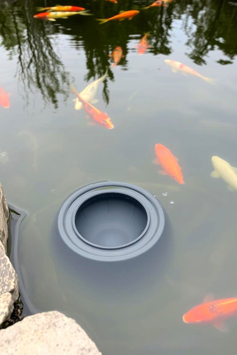 Pond with a Built in Skimmer System - 24 Koi Pond Ideas