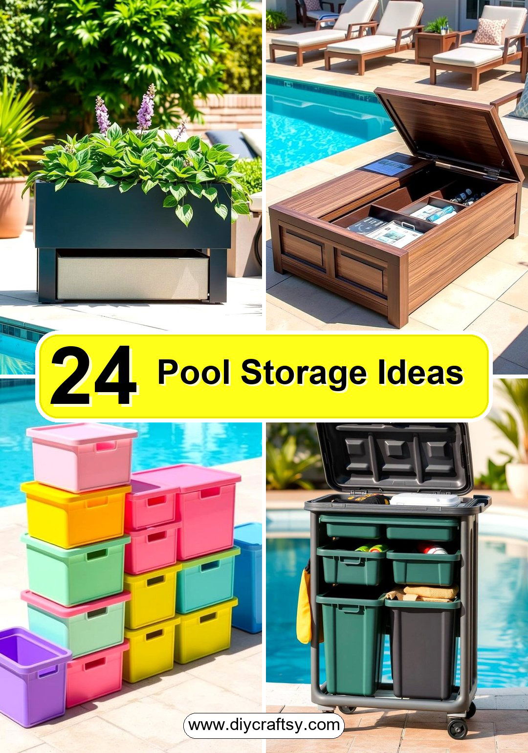 Pool Storage Ideas