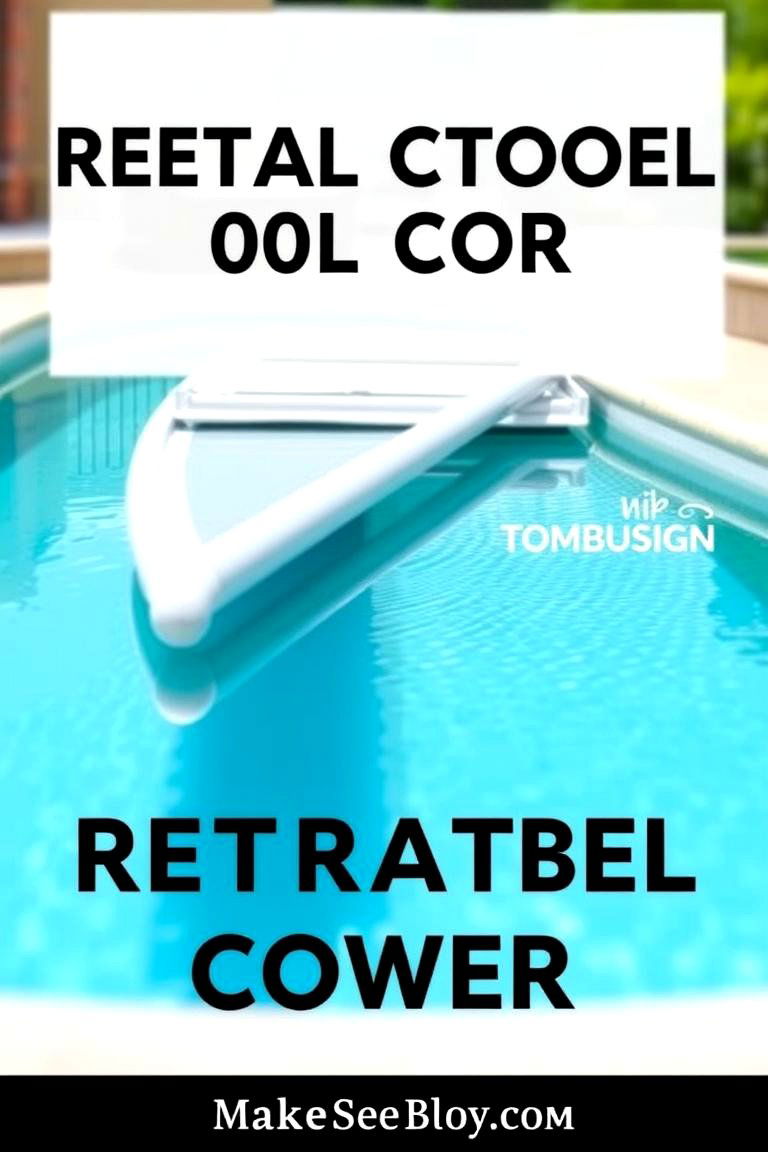 Pool with Retractable Cover - 24 Small Pool Ideas