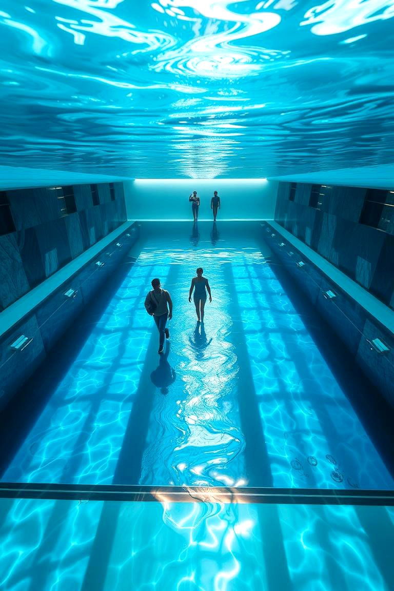 Pool with a Glass Floor - 24 above ground pool ideas