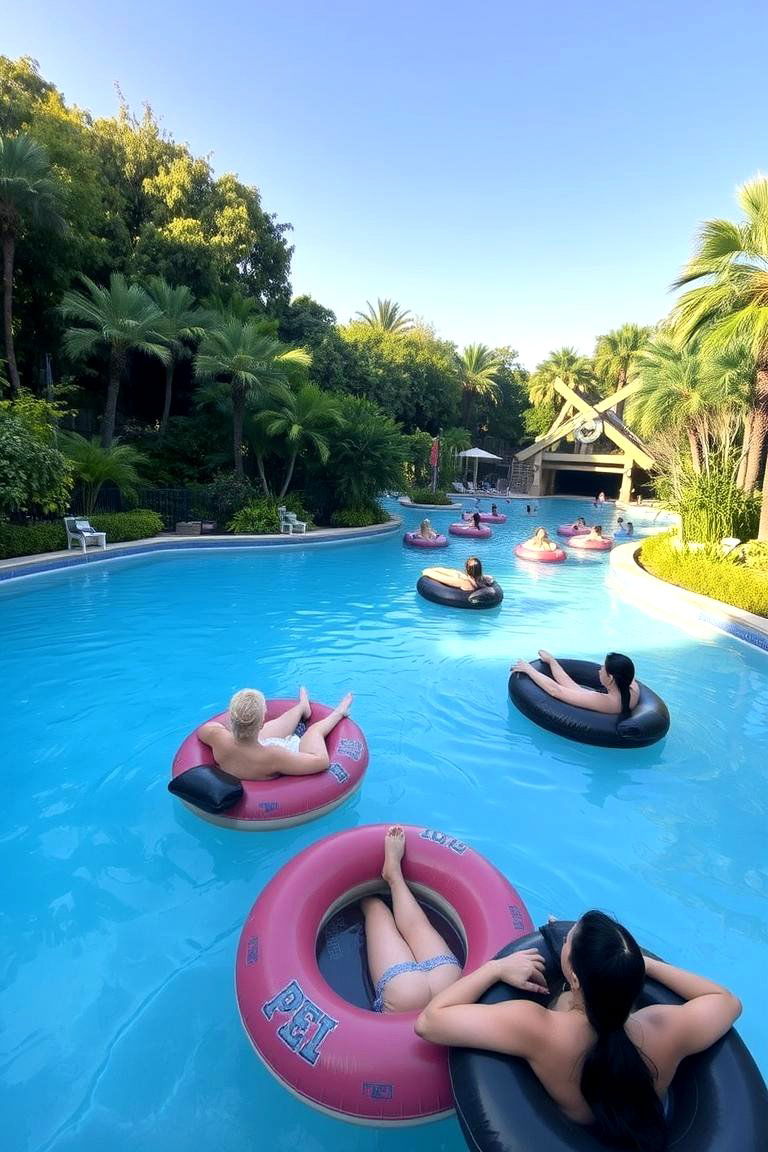 Pool with a Lazy River - 24 above ground pool ideas