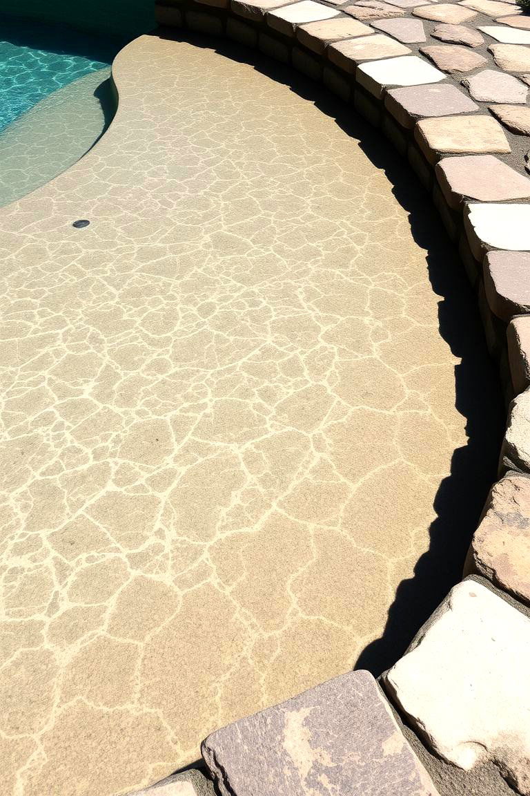 Pool with a Natural Stone Look - 24 above ground pool ideas