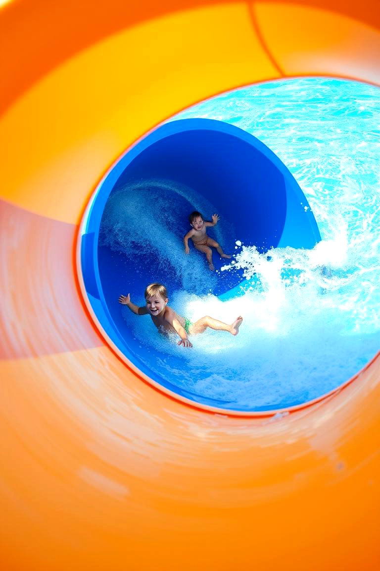 Pool with a Slide - 24 above ground pool ideas