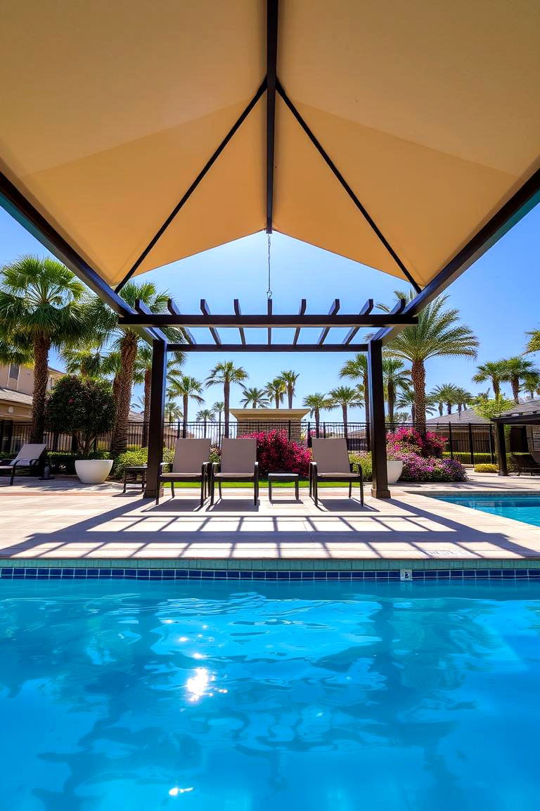 Poolside Gazebo - 24 Backyard Gazebo Ideas