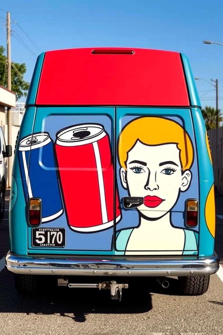 Pop Art Influence - 24 70s Van Art Ideas