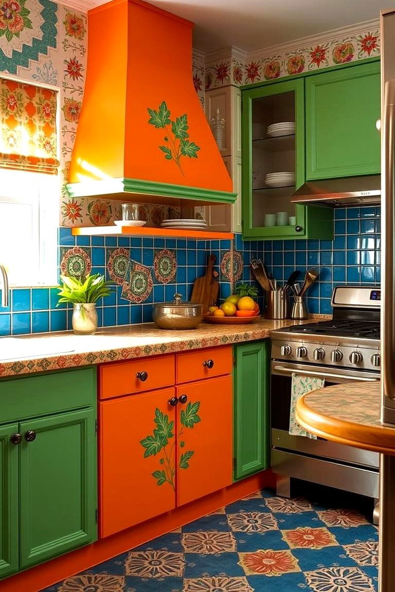 Pop Art Inspired Decor - 24 70s Kitchen Ideas