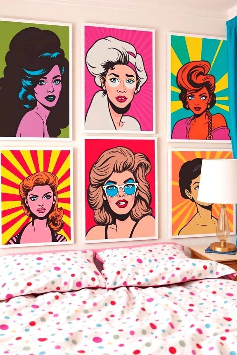 Pop Art Inspired Decor - 24 70s Bedroom Decor Ideas