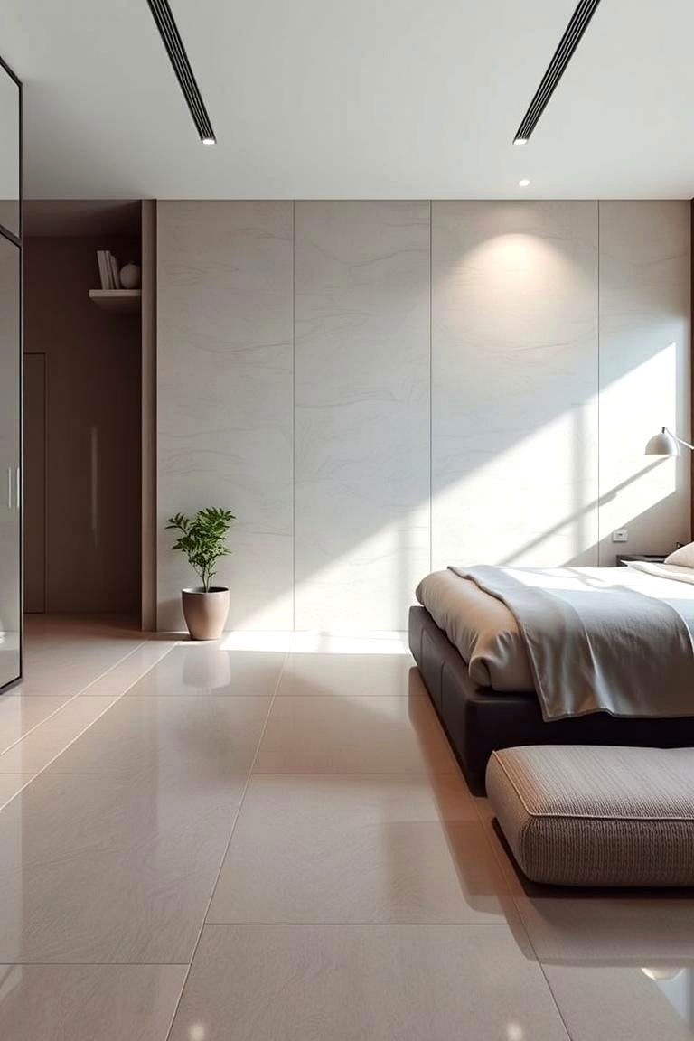 Porcelain Tile Durability - 24 Bedroom Flooring Ideas