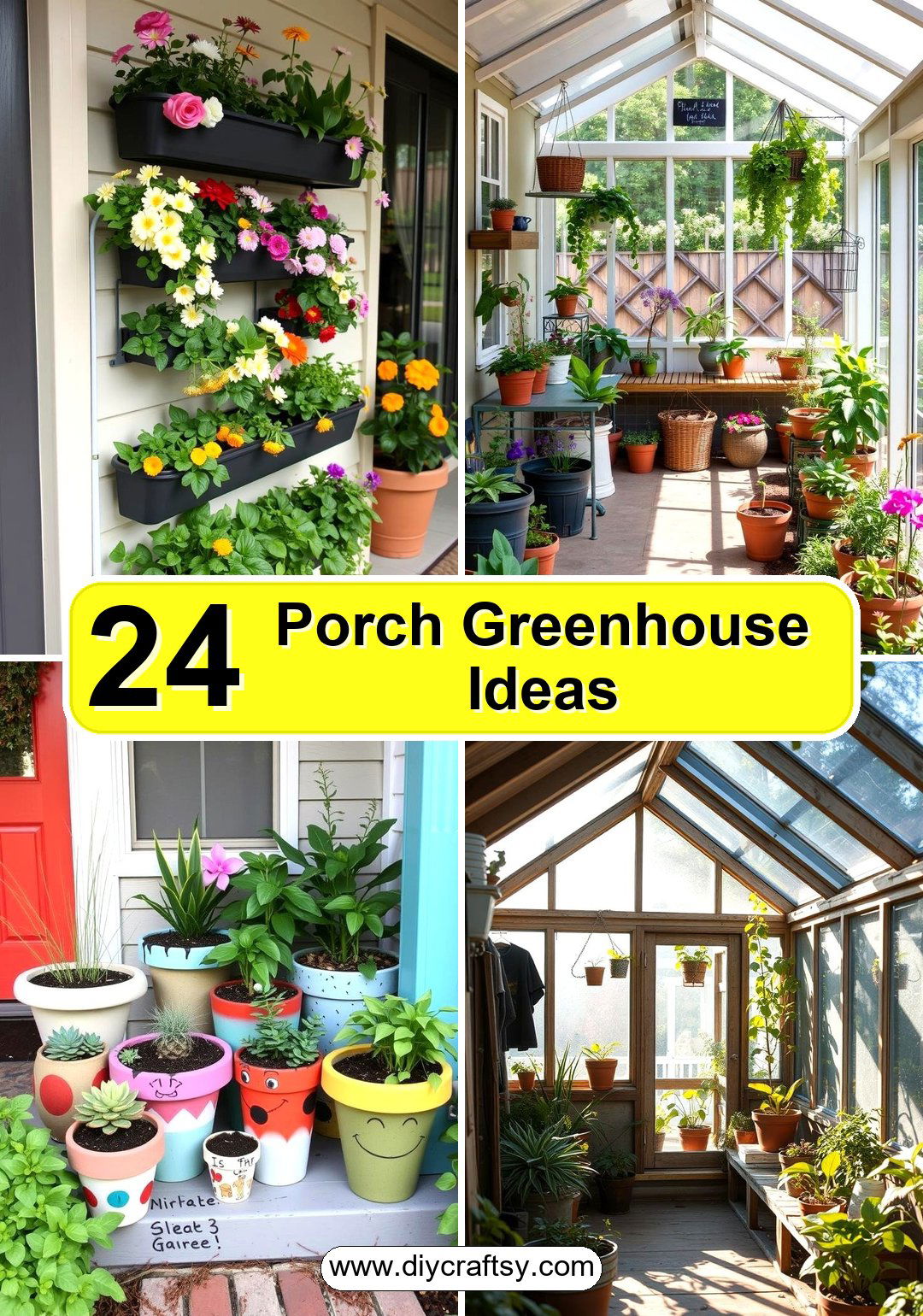 Porch Greenhouse Ideas