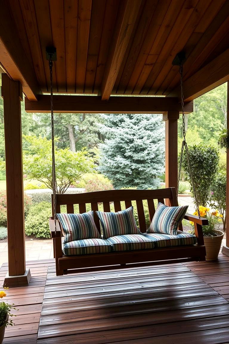 Porch Swing or Rocking Chairs - 24 Western Decor Ideas