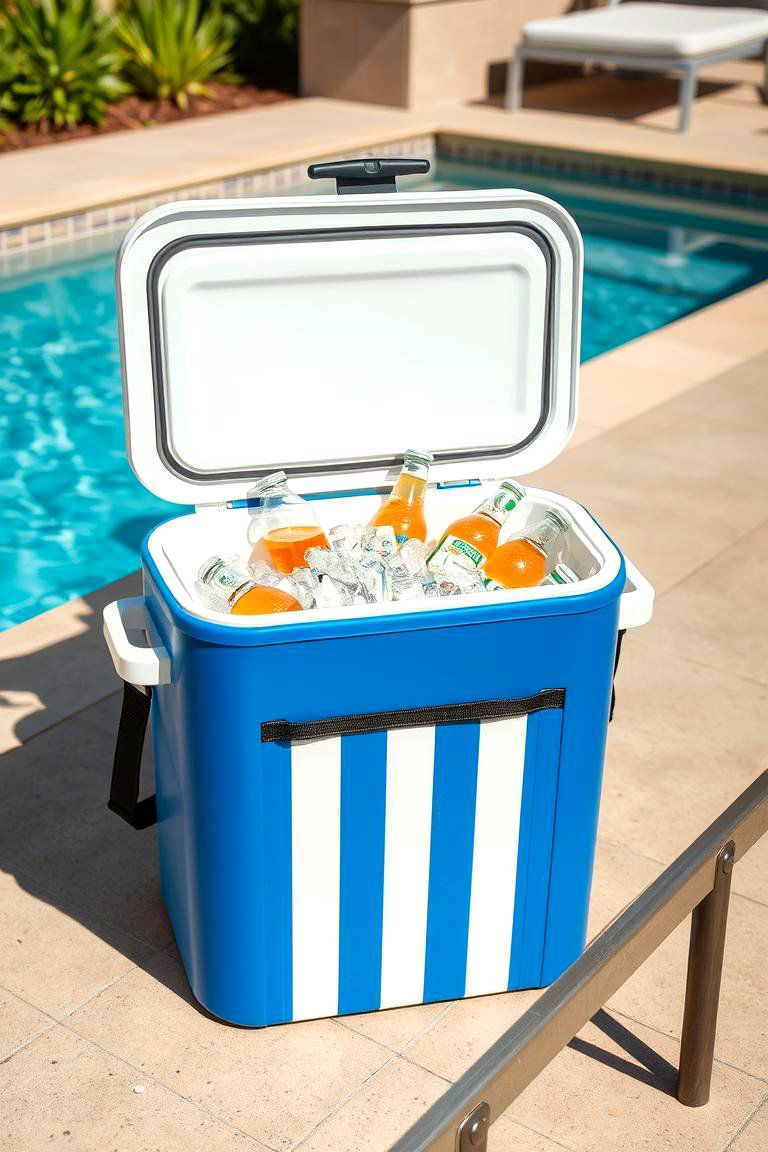 Portable Beverage Coolers - 24 Pool Furniture Ideas