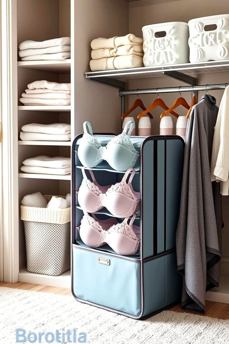 Portable Bra Caddy - 24 Bra Storage Ideas