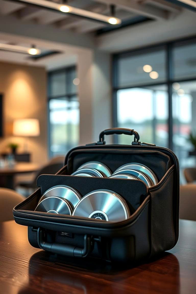 Portable CD Carrying Cases - 24 Cd Storage Ideas