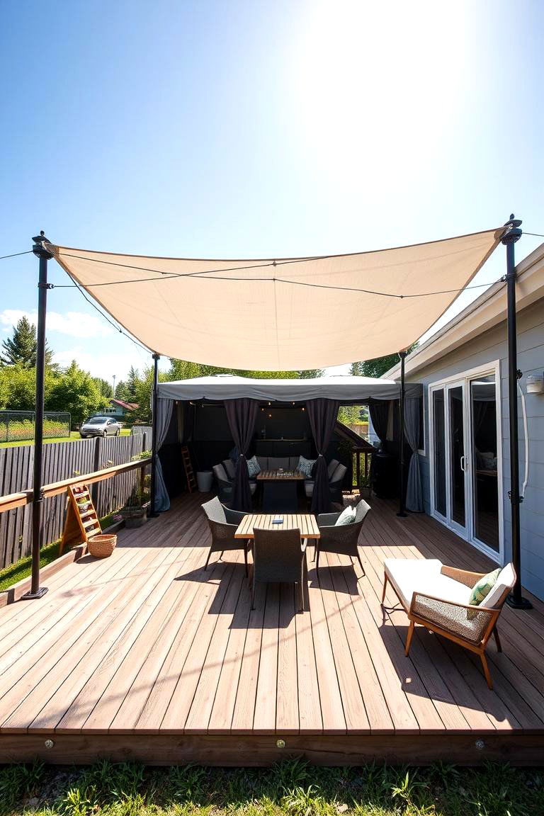 Portable Deck Expansion - 24 Mobile Home Deck Ideas