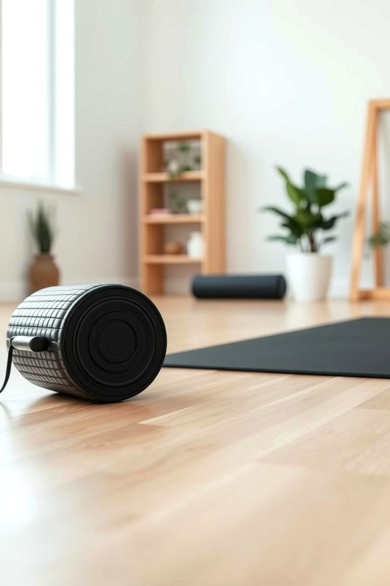 Portable Foam Roller - 24 Small Home Gym Ideas