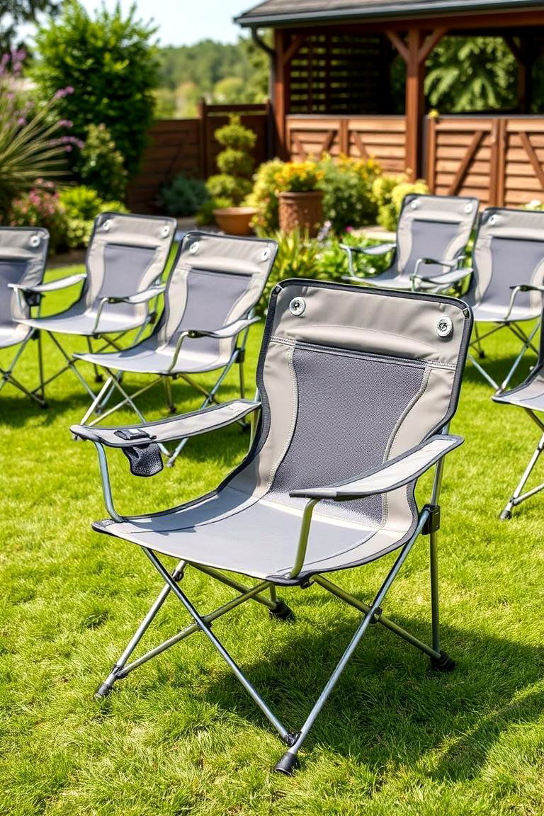 Portable Folding Chairs - 24 Garden Seating Ideas