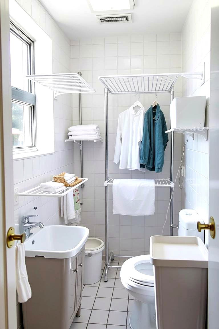 Portable Laundry Solutions - 24 Dorm Bathroom Ideas