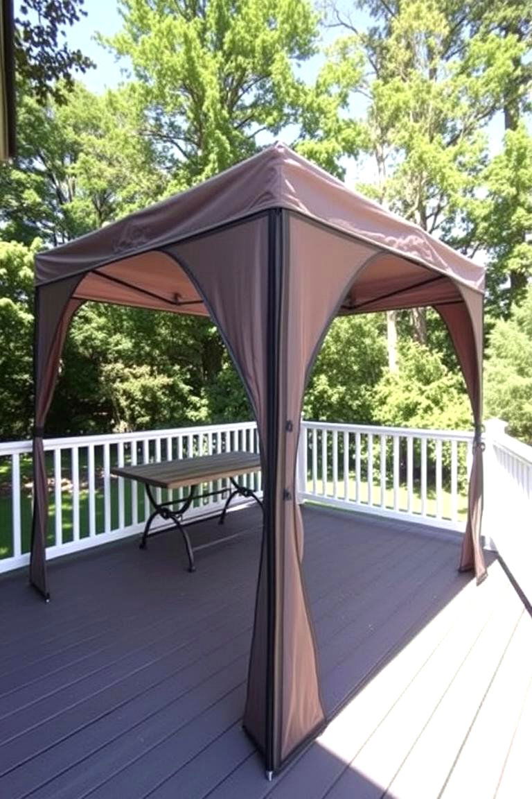 Portable Pop Up Gazebo - 24 Gazebo on Deck Ideas