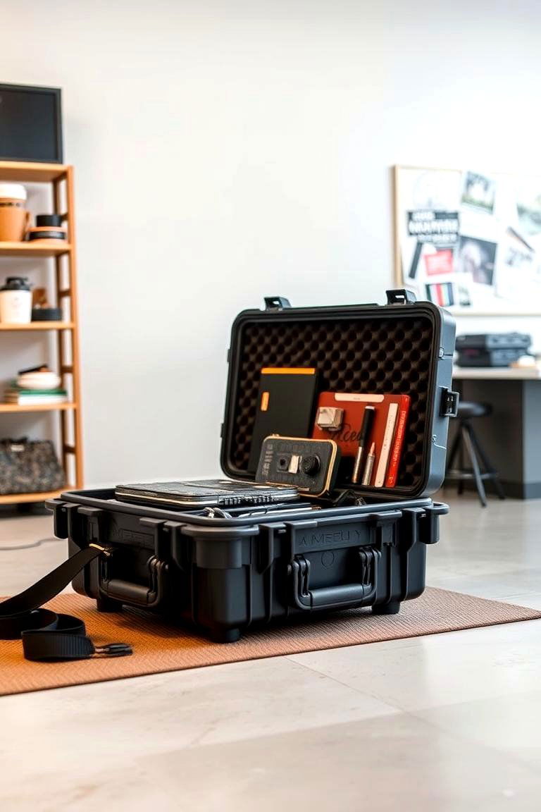 Portable Storage Cases for On the Go Projects - 24 Craft Room Organization Ideas