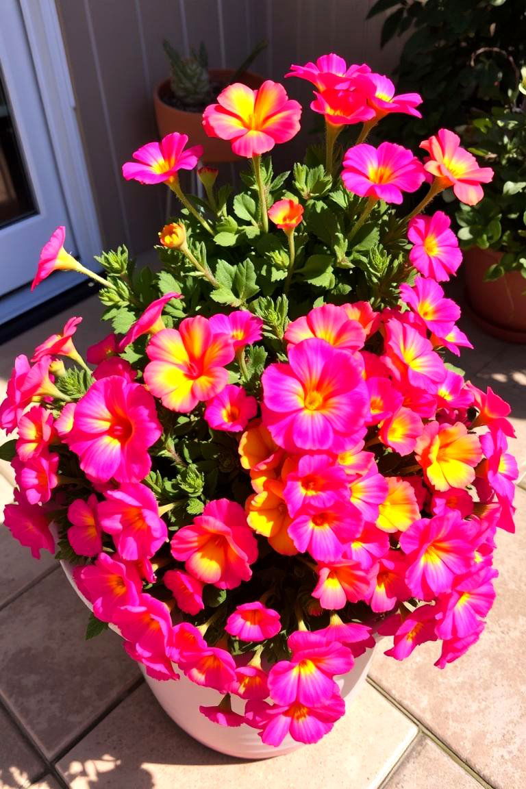 Portulaca Moss Rose Heat and Drought Tolerant Blooms - 24 Outdoor Plants for Patio