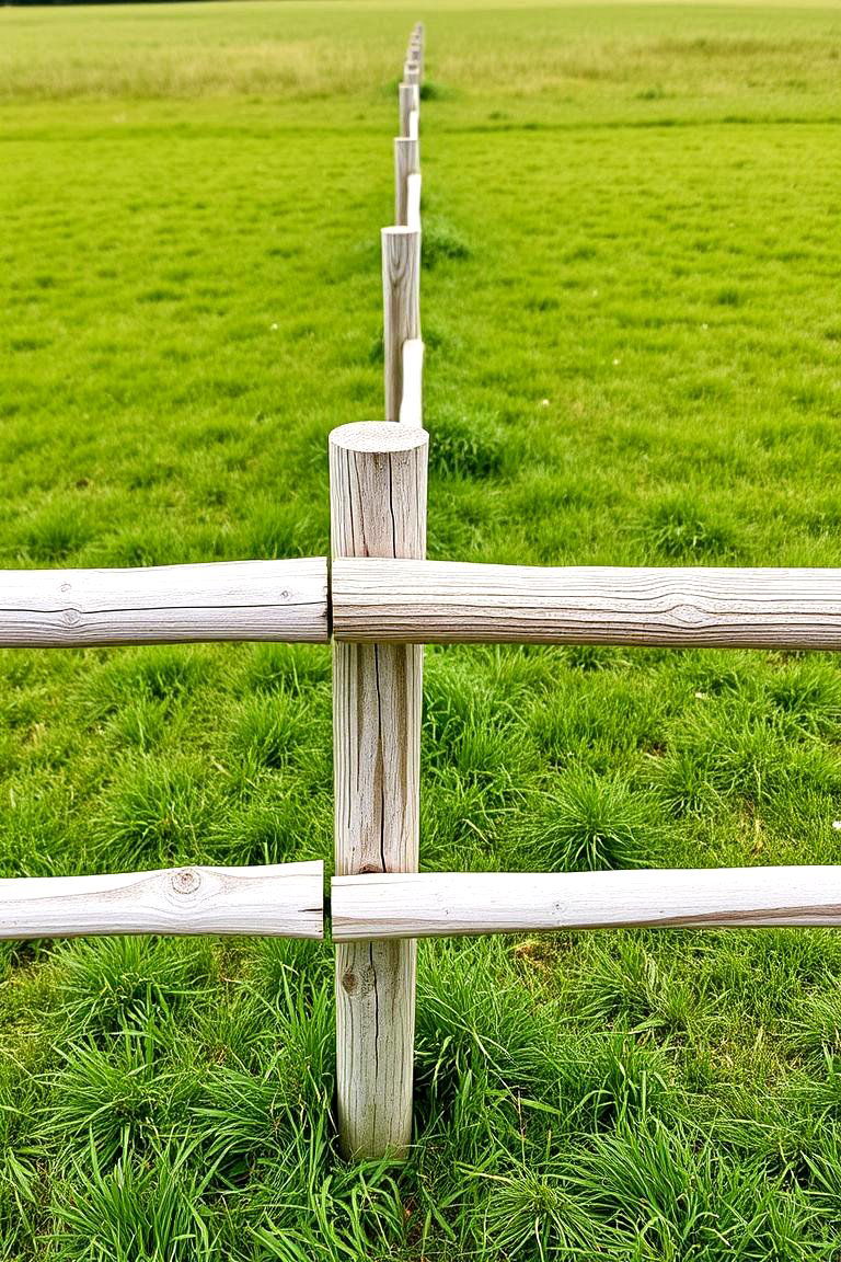 Post and Rail Fence - 24 Wood Fence Ideas