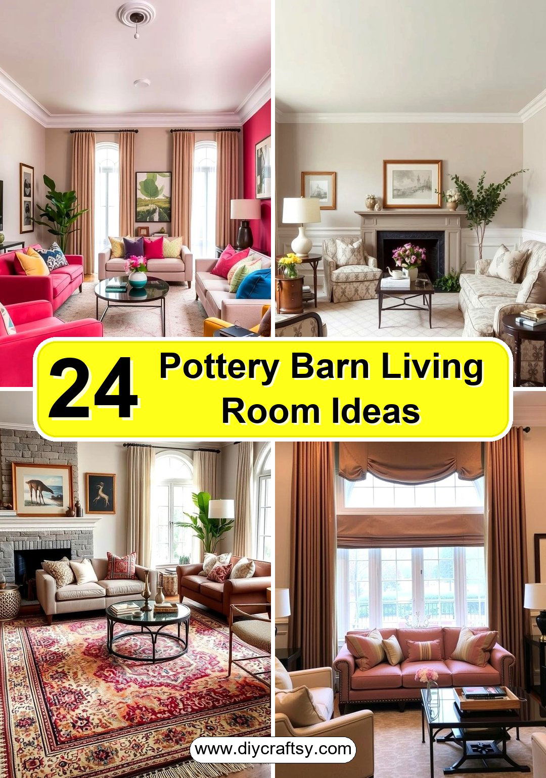 Pottery Barn Living Room Ideas