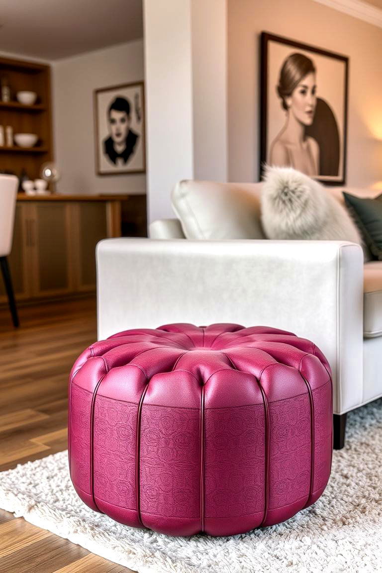 Poufs for a Stylish Touch - 24 Floor Seating Ideas