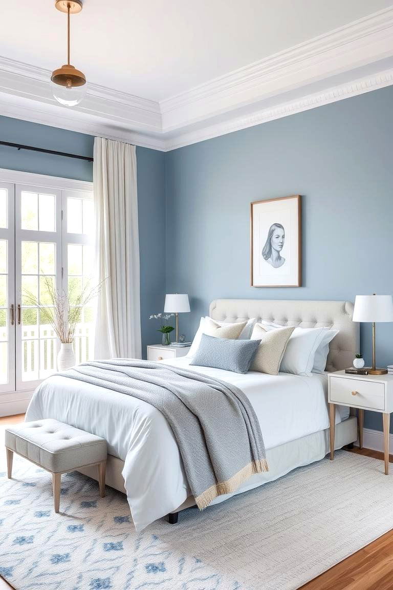 Powder Blue Bliss - 24 Pastel Bedroom Ideas