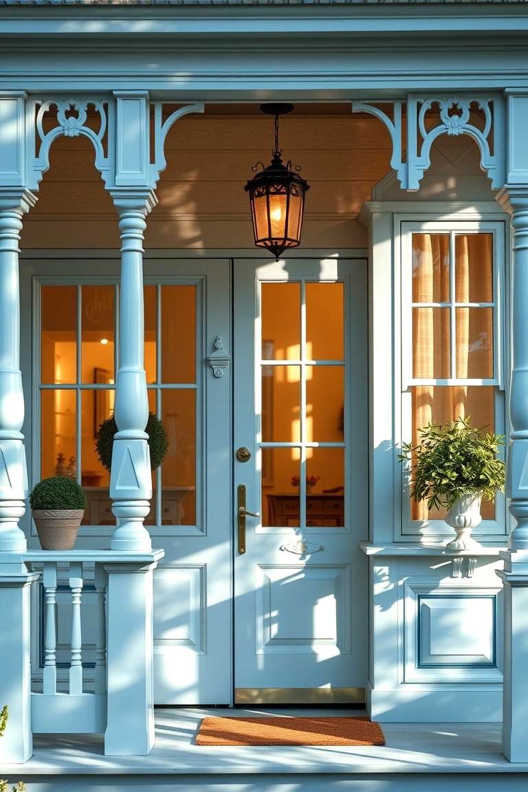 Powder Blue Delight - 24 blue victorian house colors