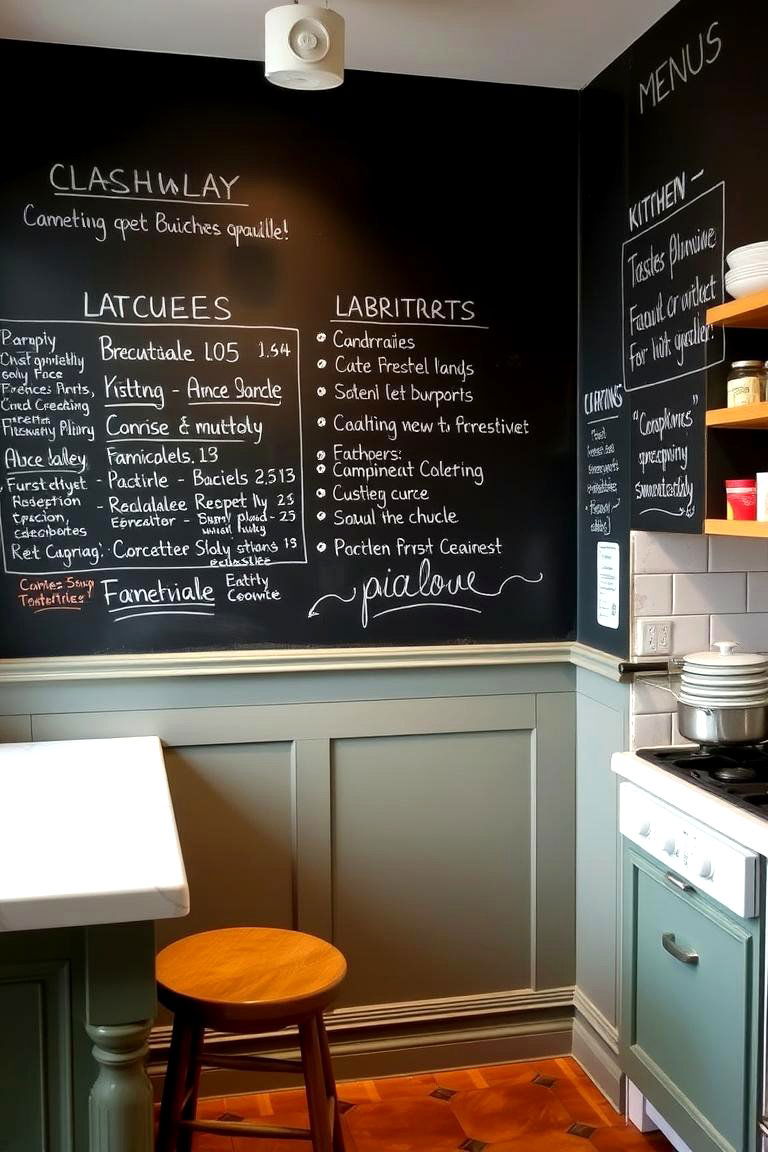 Practical Chalkboard Paint - 24 Wall Covering Ideas