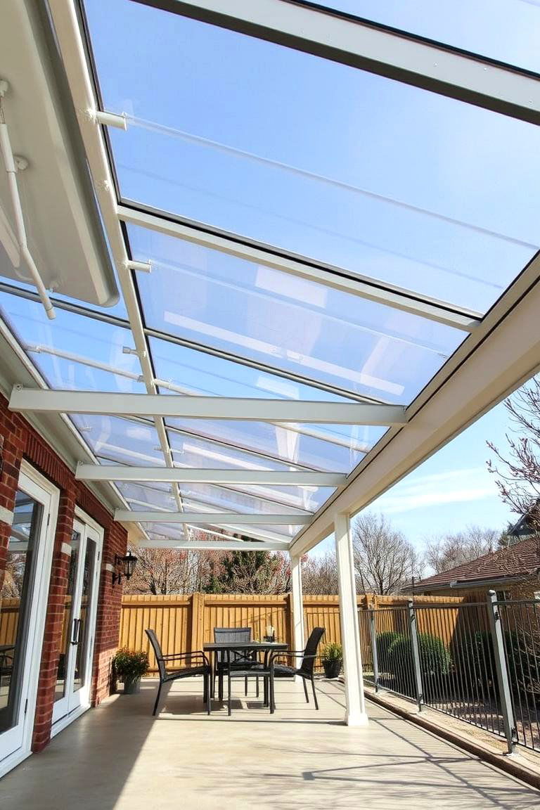 Practical Polycarbonate Panels - 24 patio ceiling ideas