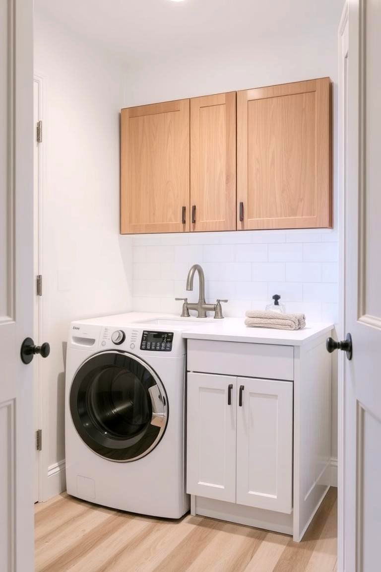 Practical Shiplap Utility Sink Surround - 24 Shiplap Laundry Room Ideas