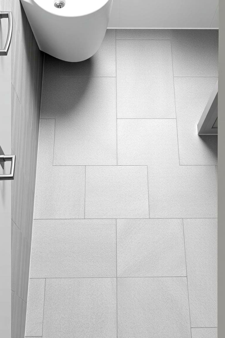 Practical Slip Resistant Tile Safety - 24 Powder Room Floor Tile Ideas