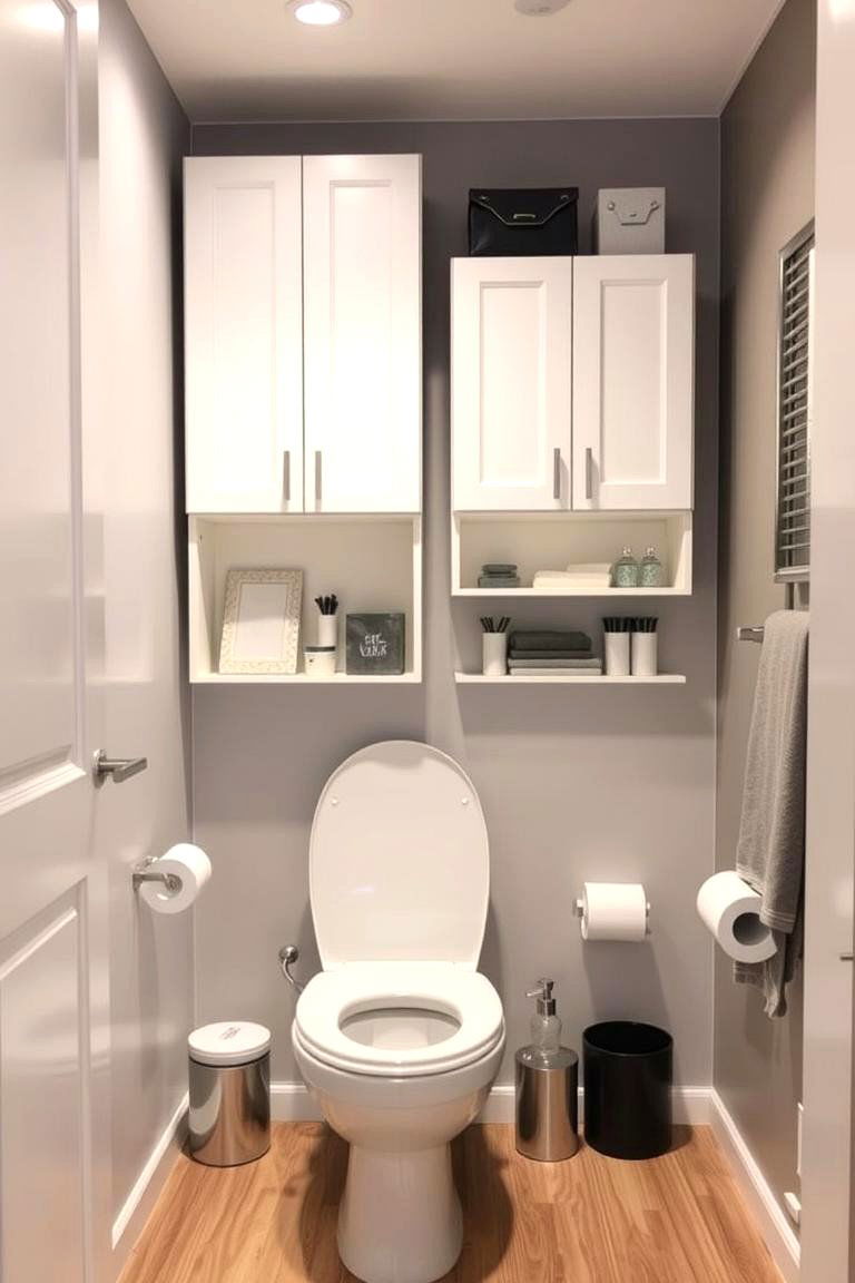 Practical Storage Solutions - 24 Downstairs Toilet Ideas