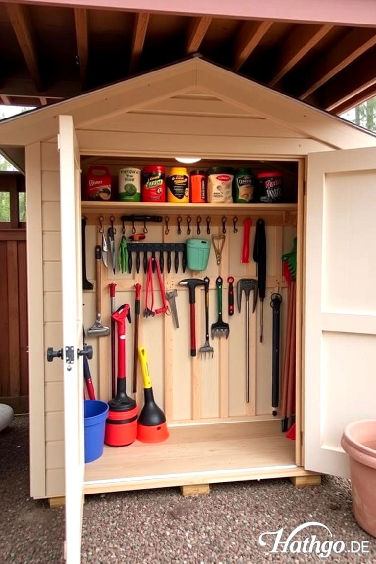 Practical Tool Shed - 24 Under Deck Ideas