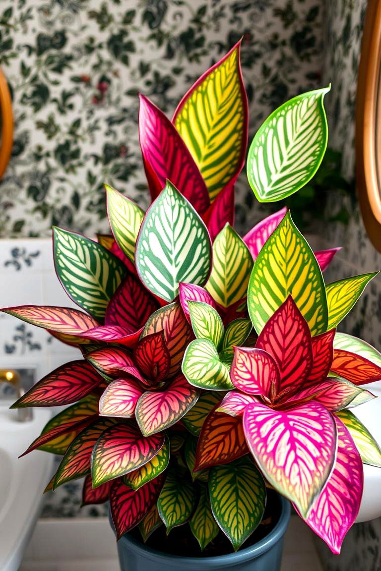Prayer Plant Color - 24 Best Plants for Bathroom