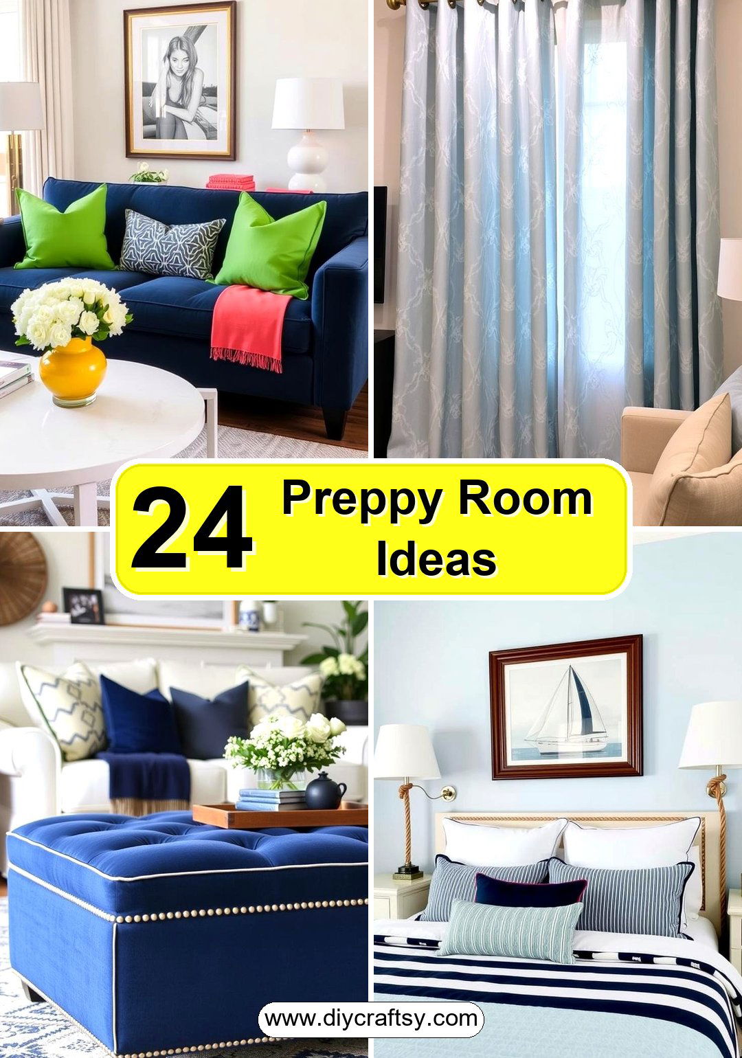 Preppy Room Ideas