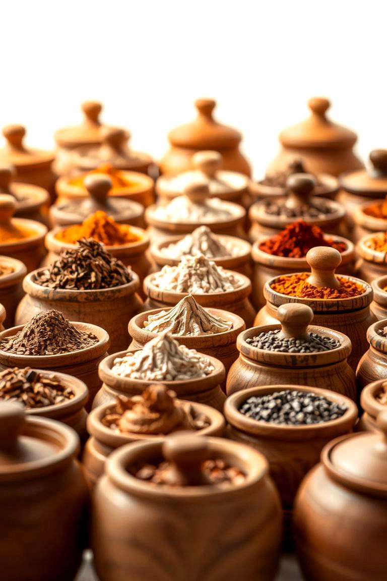Primitive Spice Storage - 24 Primitive Kitchen Ideas