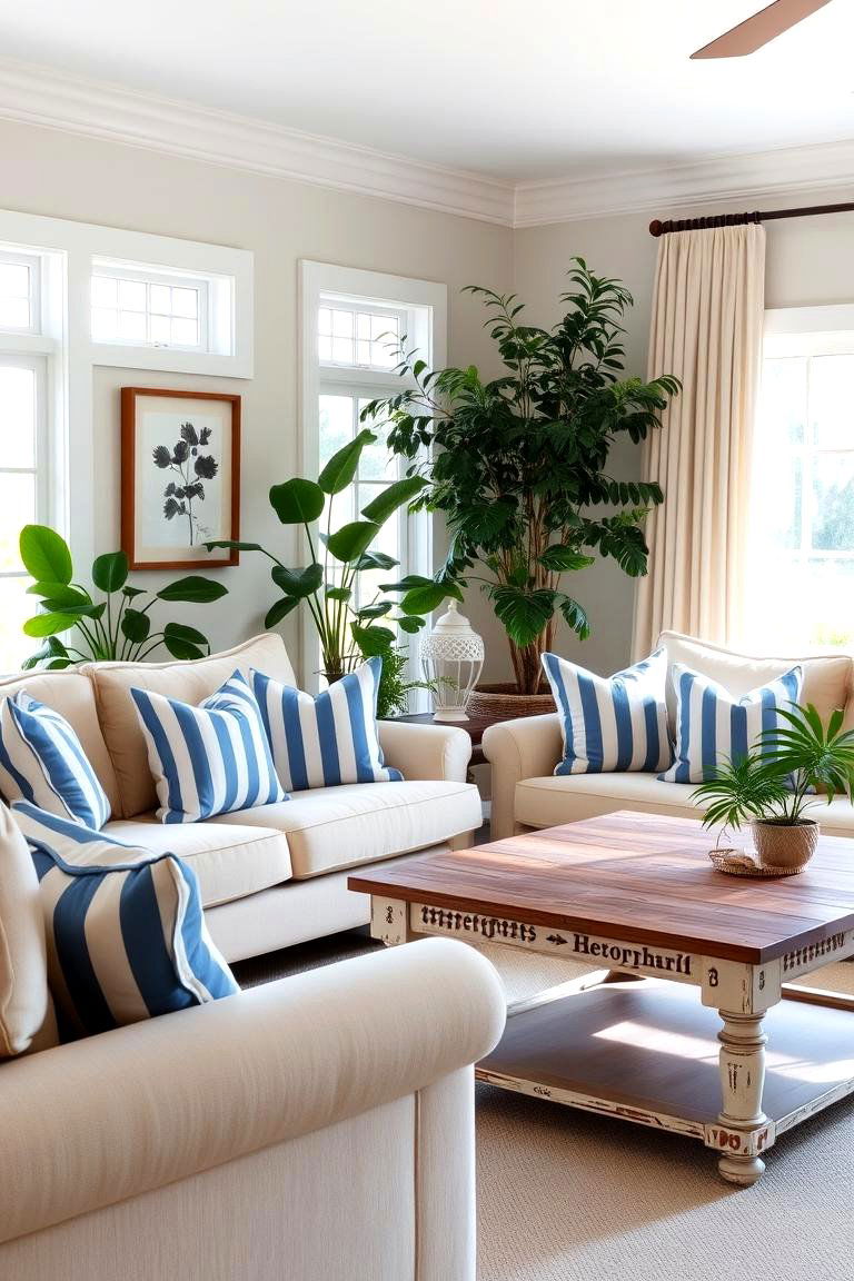 Prioritize Comfortable and Inviting Seating - 24 Hamptons Living Room Ideas