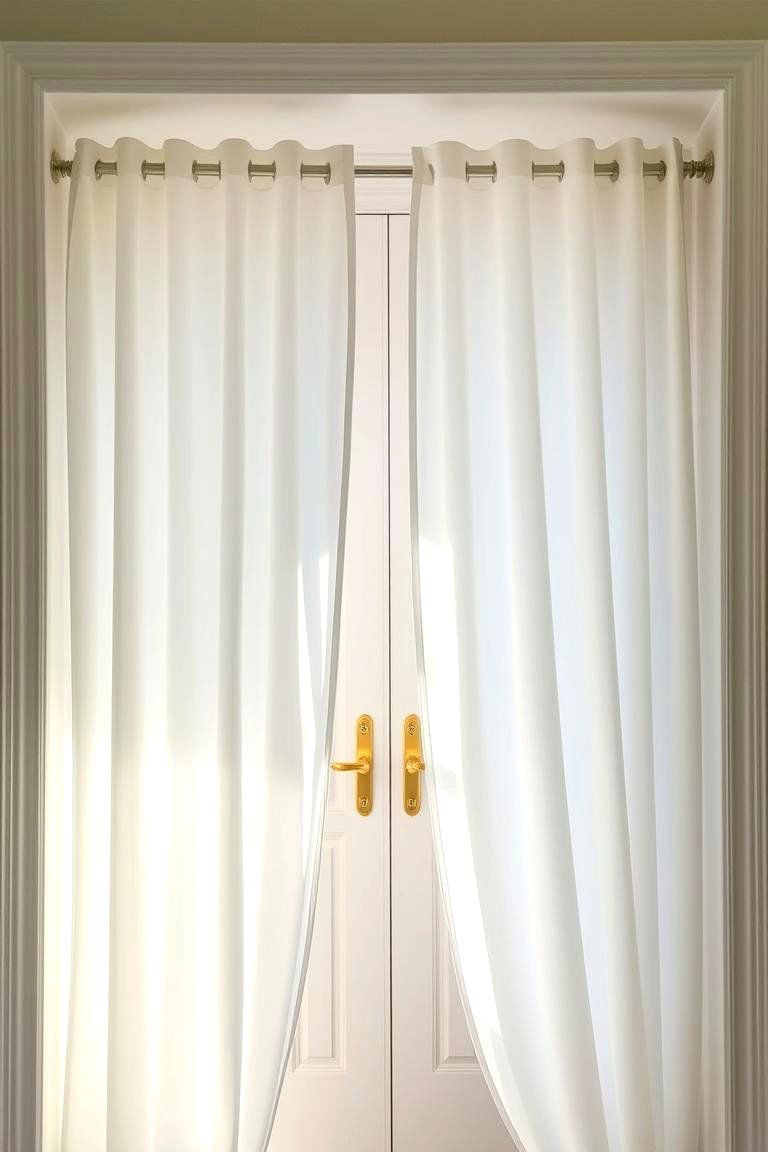 Privacy Curtains or Drapes - 24 Front Door Privacy Ideas