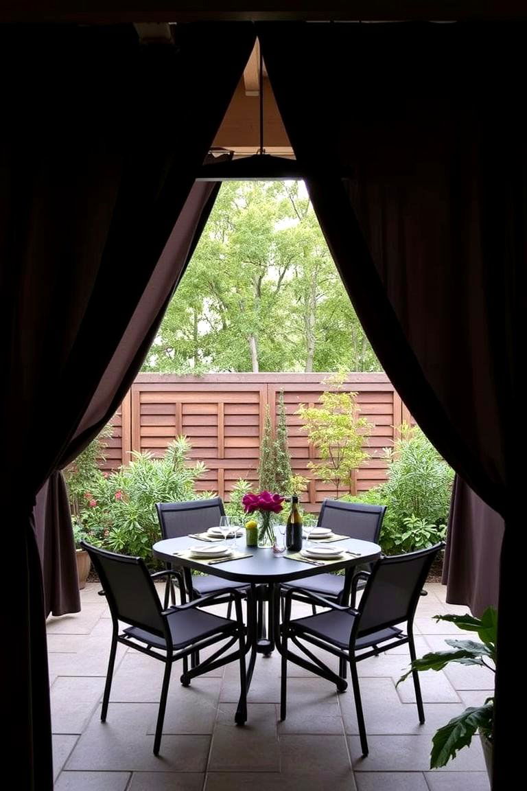 Privacy Enhancing Outdoor Blackout Curtains - 24 Patio Curtain Ideas